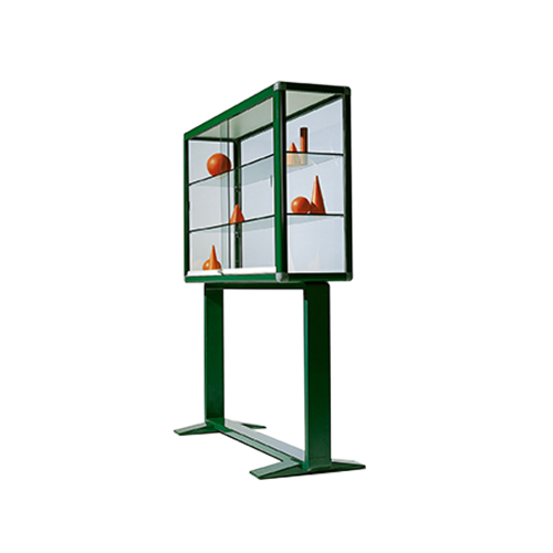 Aluvitrine Modell WV1 H/T: 195x40 cm, Breite wählbar