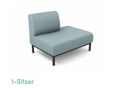 Project moduleOne Sofa 1er - mit Abschluß rechts