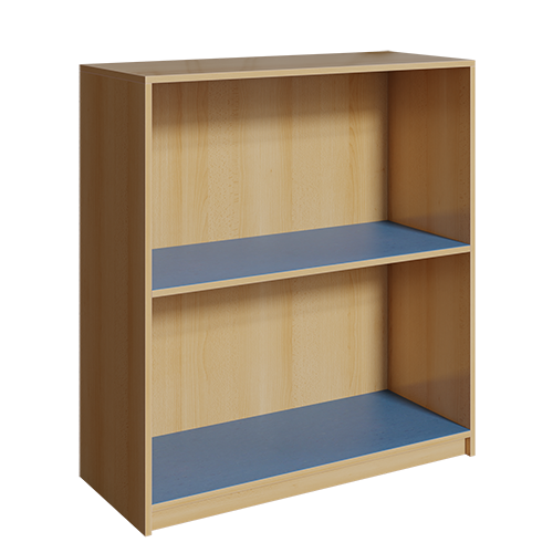 Regal mit 1 Zwischenboden für Schulranzen-Trolleys Regal aus feuerhemmendem Material, H/T: 120x45 cm, Böden mit Linoleum,