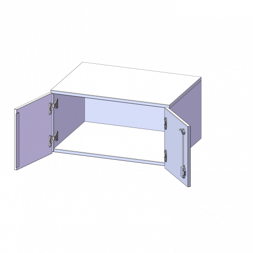 Aufsatzschrank für ErgoTray Serie, 1 Ordnerhöhe - Serie evo180