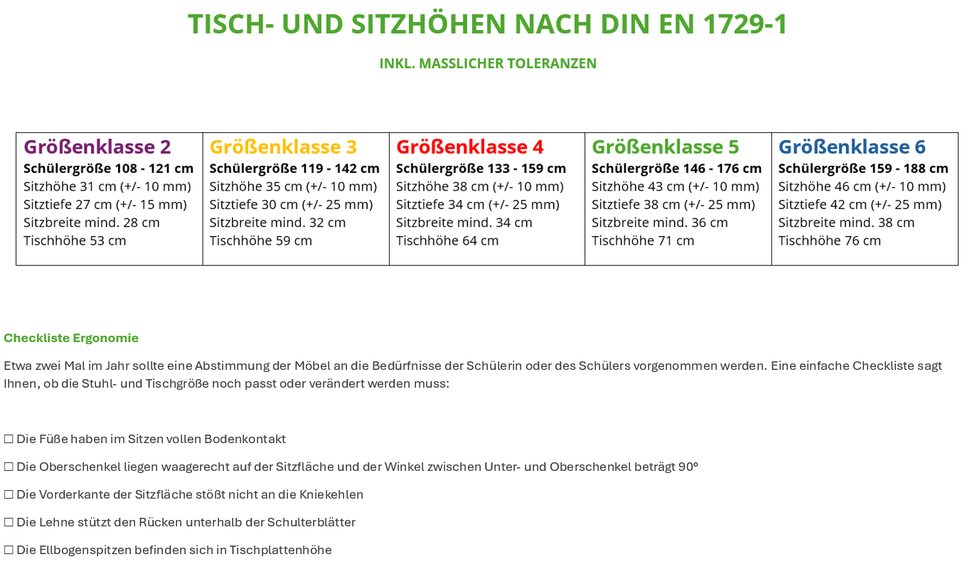Project Logo höhenverstellbarer Schülerstuhl