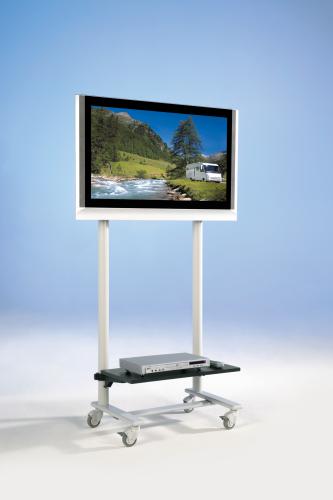 TV Wagen, TV Rack für Fernseher bis 50 Zoll mit 1 Ablage