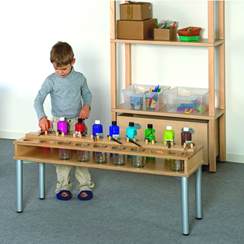 Farbmixtisch B/H/T: 110x46/64x40 cm