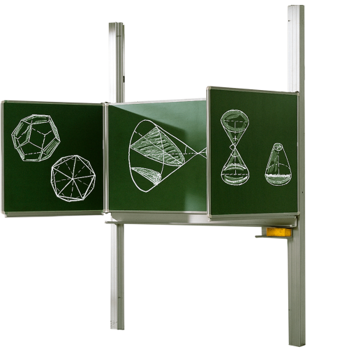 Schultafel Pylonentafel aus Premium Stahlemaille, Serie PYKL E