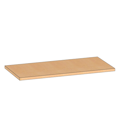 Einlegeboden für Rollo- Schränke CSRE B/H: 32,3x44,2 cm, Einlegeboden mit Bodenträgern für Ergo Tray Rolloschränke