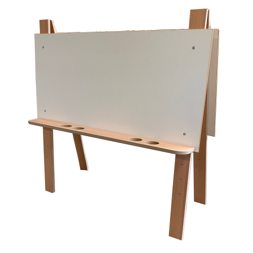 Staffelei, höhenverstellbar Staffelei für Kinder, inkl. Foldback-Klammern