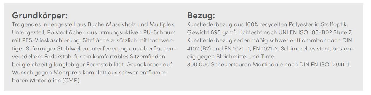 Project SOFA MODUL 60°, lange Lehne links