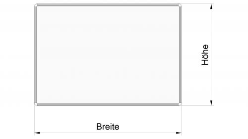 Projektionstafel "PT Serie" mit zwei Seitenflügeln