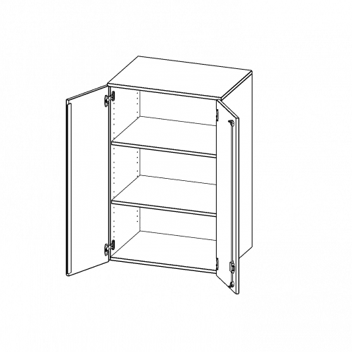 Aufsatzschrank für ErgoTray Serie, 3 Ordnerhöhe - Serie evo180